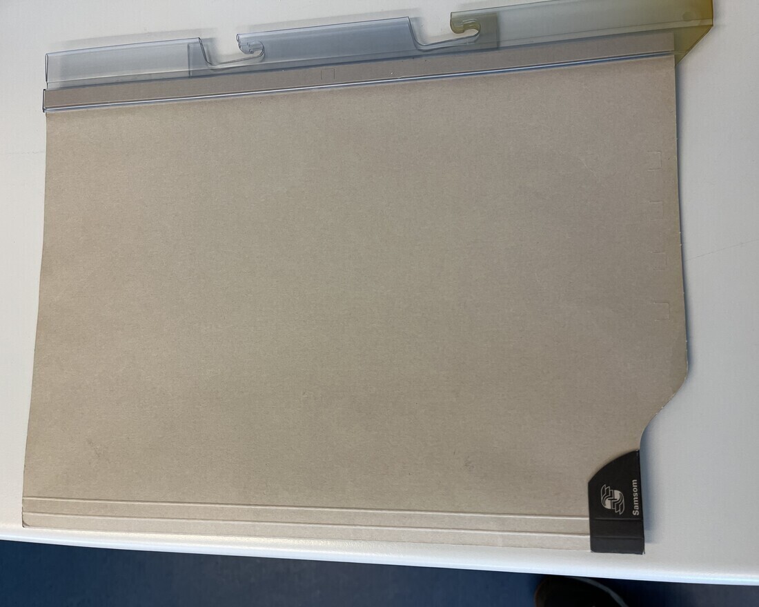 Voorbeeld van onze hangmappen