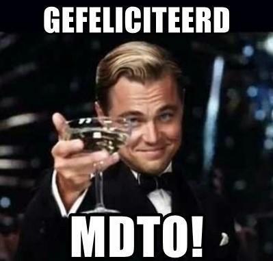 Gefeliciteerd mdto - Great Gatsby meme