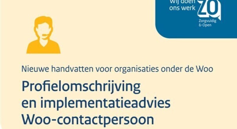 Handvatten voor de invulling van de rol van Woo-contactpersoon